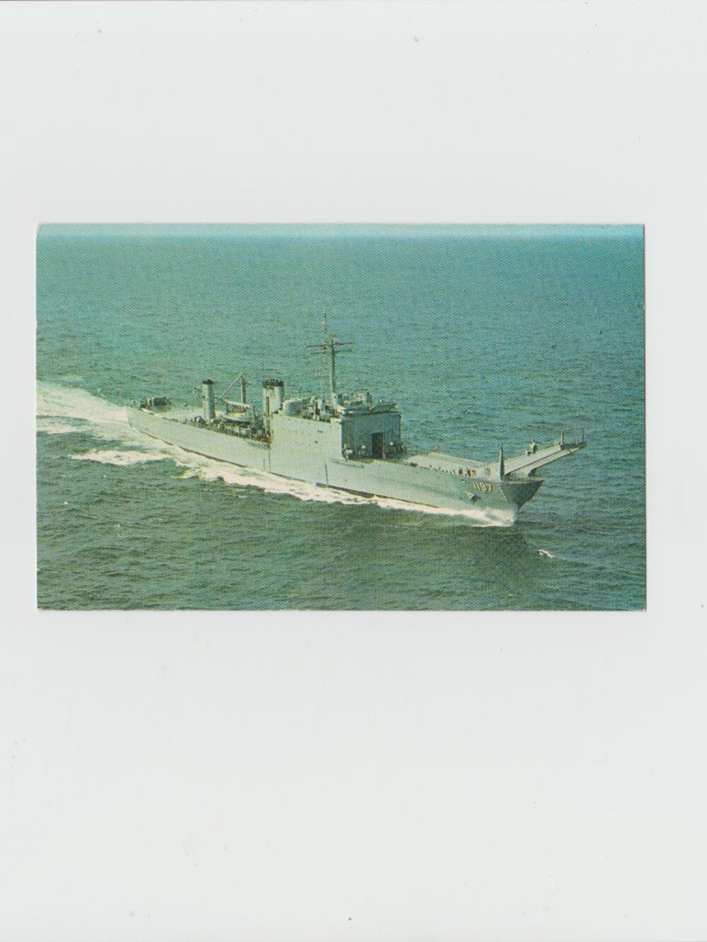 U.S.S. Barnstable Country (LST - 1197) Postcard